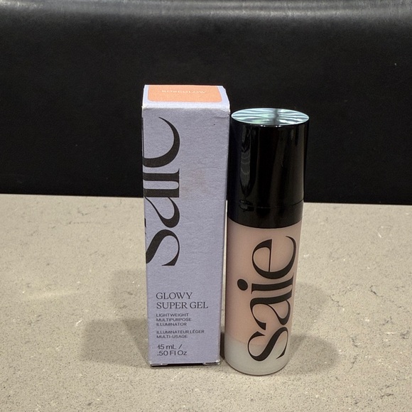 Saie Glowy Super Gel Highlighter - Travel Size Rose Glow, new/unopened - Picture 1 of 2